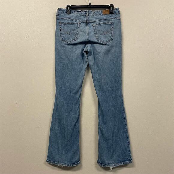 Aeropostale Hailey Flare Women's Jeans Size 9/10 Blue Light Wash Denim - Picture 6 of 9